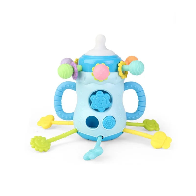 Baby Montessori Toys Pull String Sensory Toys Baby 6 12 Months Silicone Develop Teething Activity Toys for Kids Educational Toys