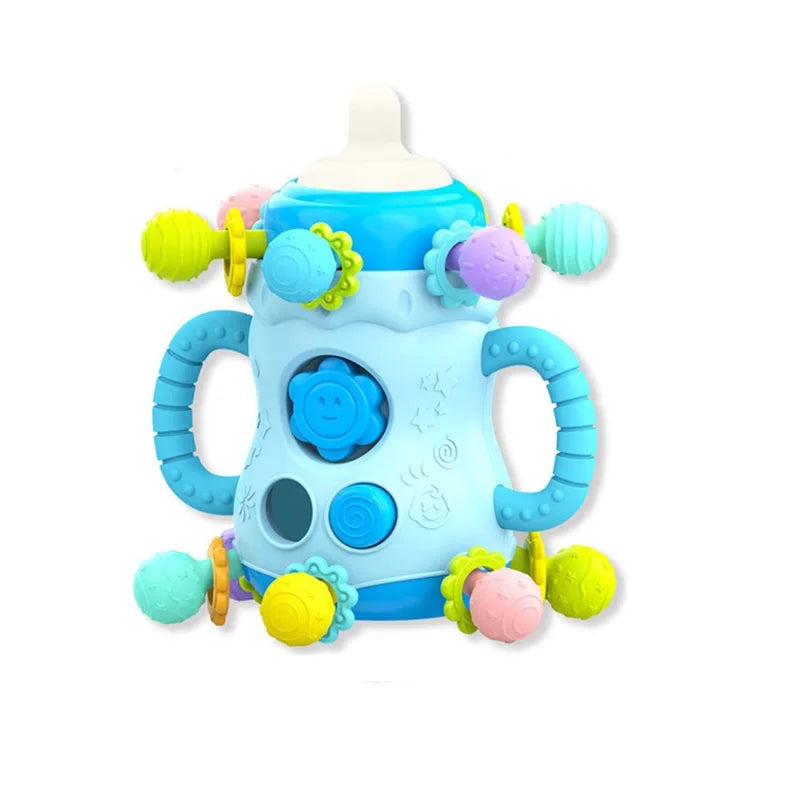 Baby Montessori Toys Pull String Sensory Toys Baby 6 12 Months Silicone Develop Teething Activity Toys for Kids Educational Toys