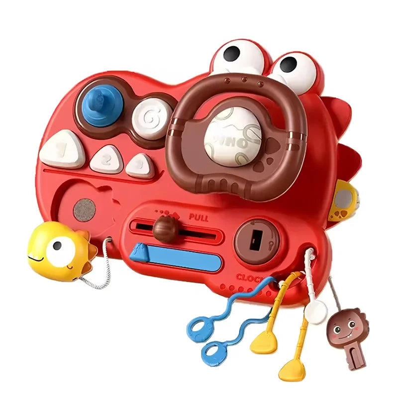 Baby Montessori Toys Pull String Sensory Toys Baby 6 12 Months Silicone Develop Teething Activity Toys for Kids Educational Toys