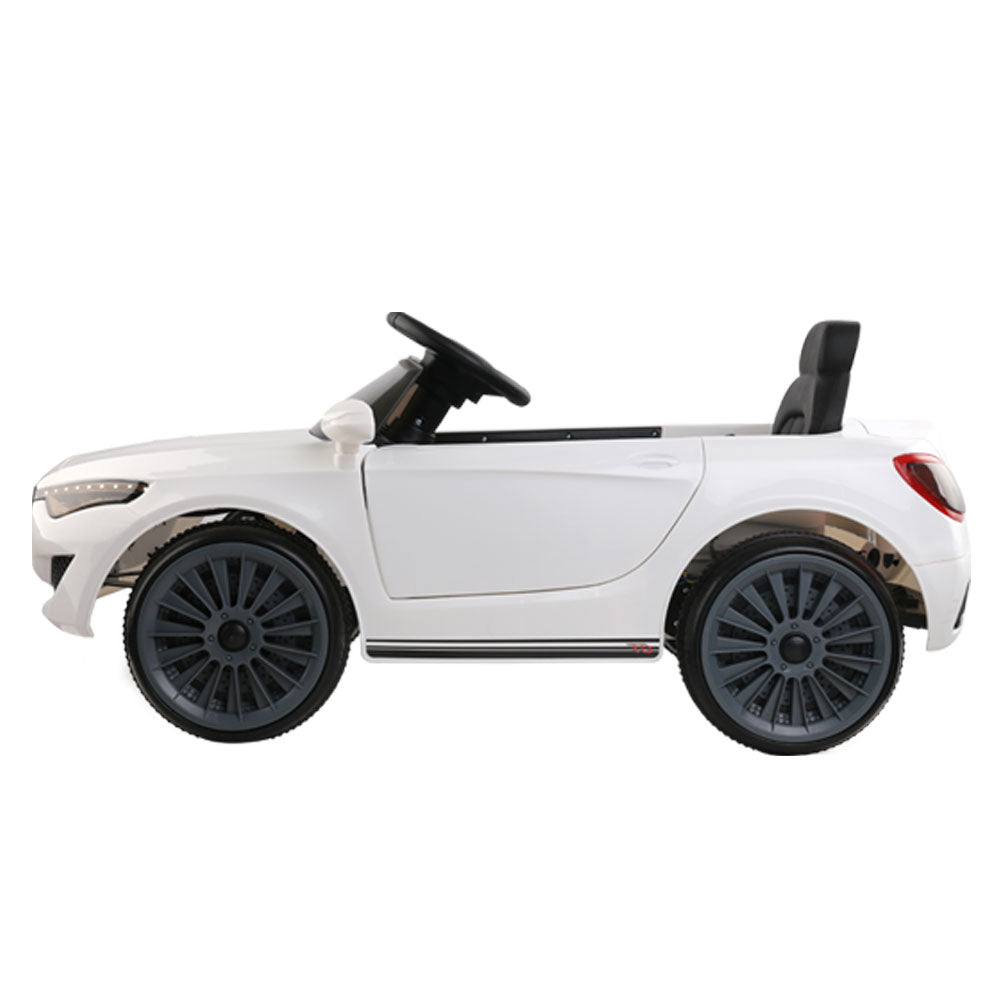 Kids Electric Ride On Car Cars Music Headlight Remote Control 12V White