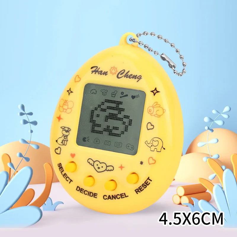 Tamagotchi 1Pcs Children'S Electronic Pet 168 Pets in 1 Virtual Cyber Kid Digital Pet Toy Pixel Funny Gift Play Toy Keychain BTJ