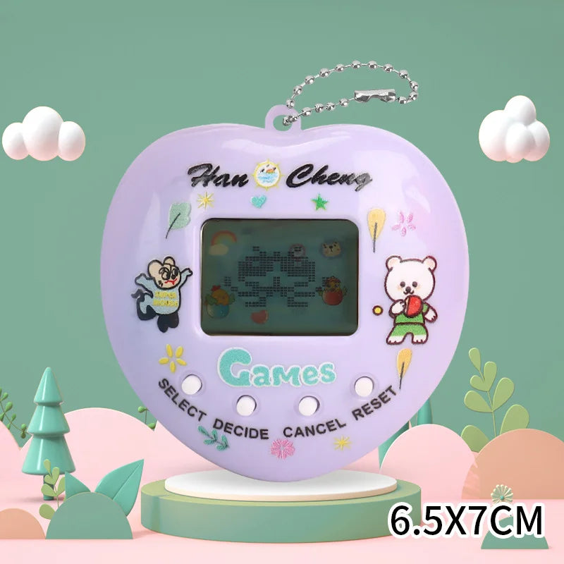 Tamagotchi 1Pcs Children'S Electronic Pet 168 Pets in 1 Virtual Cyber Kid Digital Pet Toy Pixel Funny Gift Play Toy Keychain BTJ