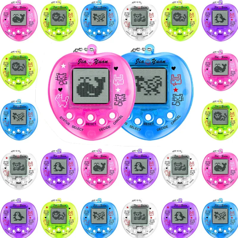 Tamagotchi 1Pcs Children'S Electronic Pet 168 Pets in 1 Virtual Cyber Kid Digital Pet Toy Pixel Funny Gift Play Toy Keychain BTJ