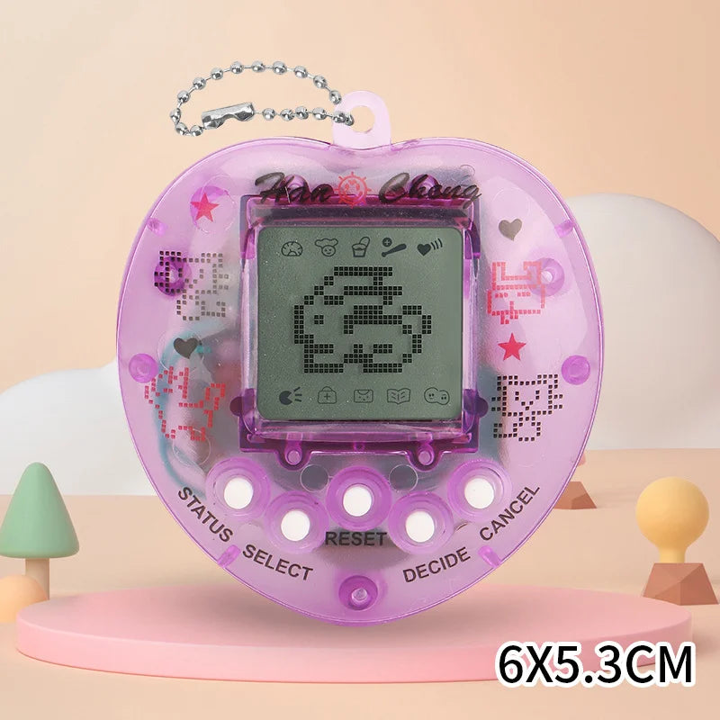 Tamagotchi 1Pcs Children'S Electronic Pet 168 Pets in 1 Virtual Cyber Kid Digital Pet Toy Pixel Funny Gift Play Toy Keychain BTJ