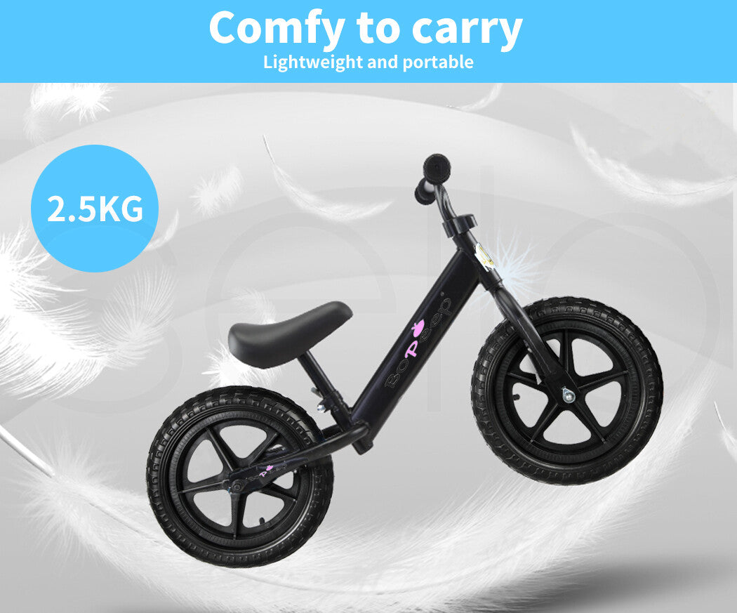 Bopeep Kids Balance Bike Ride on Toys Push Bicycle Children Outdoor Toddler Safe