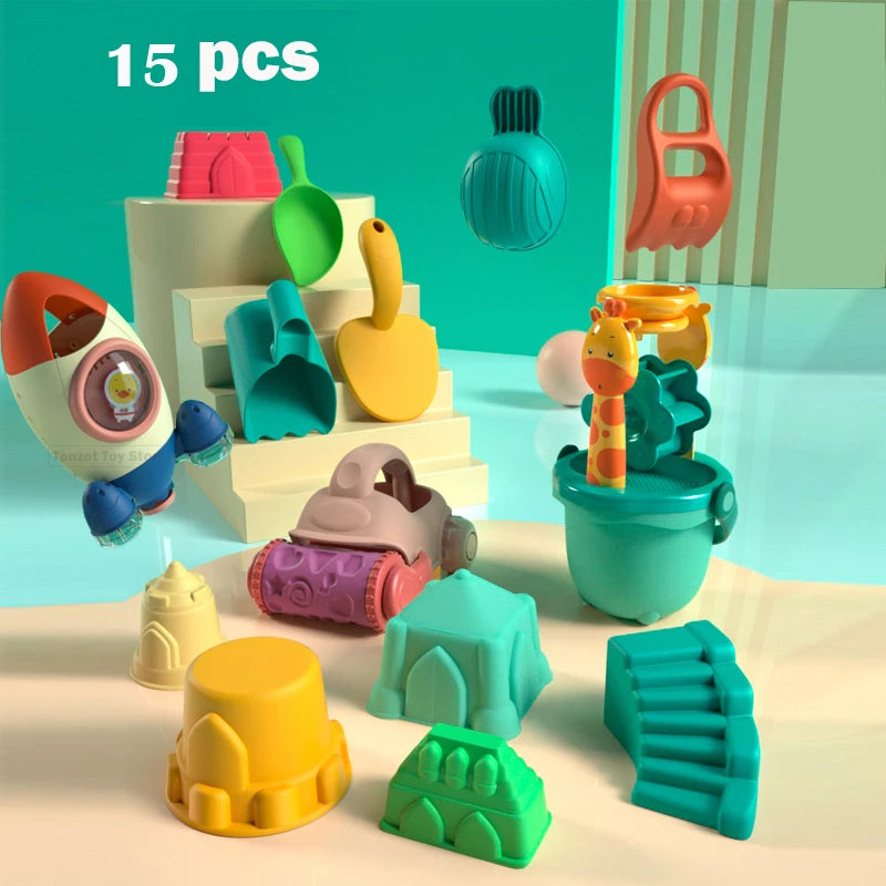 Summer Beach Toys for Kids Animal Model Seaside Beach Toys Digging Sand Tool with Shovel Water Game Play Swimming Bath Toys