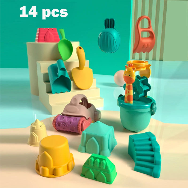 Summer Beach Toys for Kids Animal Model Seaside Beach Toys Digging Sand Tool with Shovel Water Game Play Swimming Bath Toys