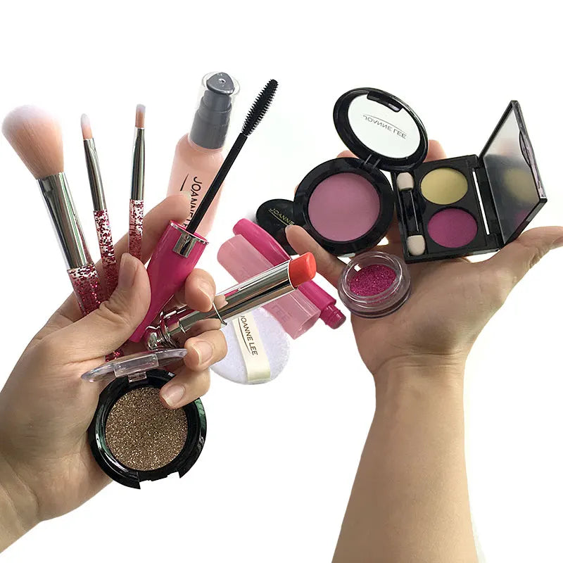 Kids Toys Simulation Cosmetics Set Pretend Makeup Toys Girls Play House Simulation Blinger Makeup Girls Play Bling Cosmetic Toy