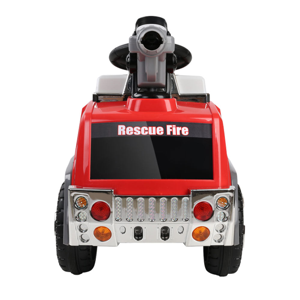 Kids Electric Ride On Car Fire Engine Fighting Truck Toy Cars 6V Red