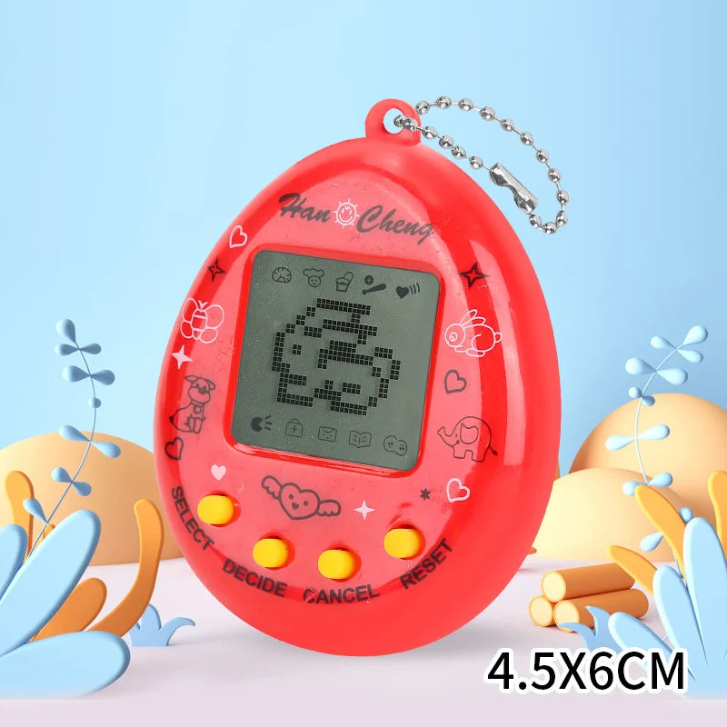 Tamagotchi 1Pcs Children'S Electronic Pet 168 Pets in 1 Virtual Cyber Kid Digital Pet Toy Pixel Funny Gift Play Toy Keychain BTJ