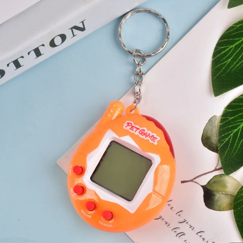 Tamagotchi 1Pcs Children'S Electronic Pet 168 Pets in 1 Virtual Cyber Kid Digital Pet Toy Pixel Funny Gift Play Toy Keychain BTJ