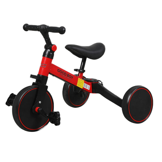 Bopeep Kids Tricycle Toddler Balance Bike 3 In1 Ride on Toys Toddler Push Trike